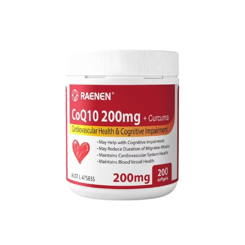 COQ10 200mg + Curcuma